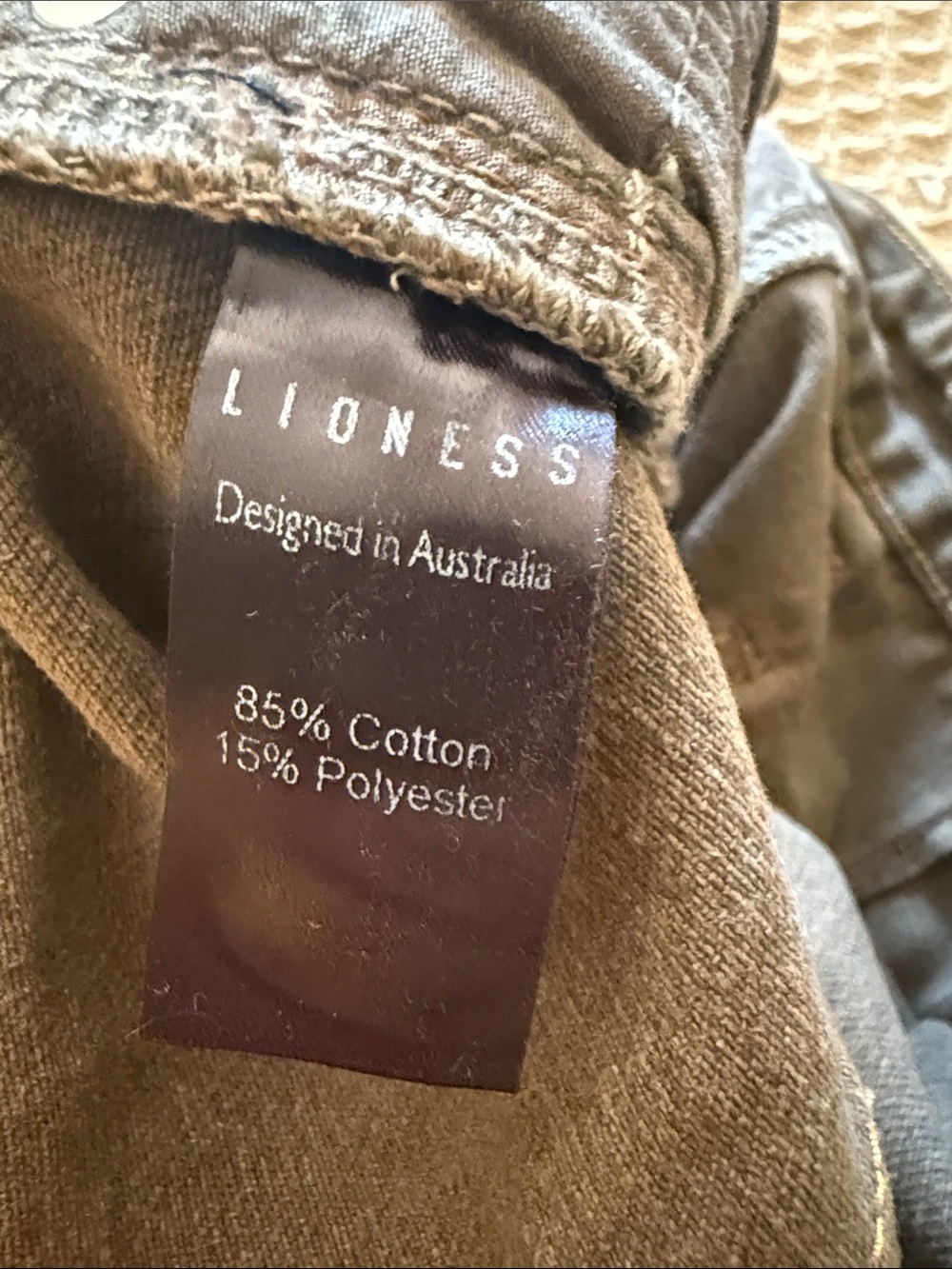 Lioness Wide-Leg Flare Jeans in Washed Brown - Picture 9 of 9